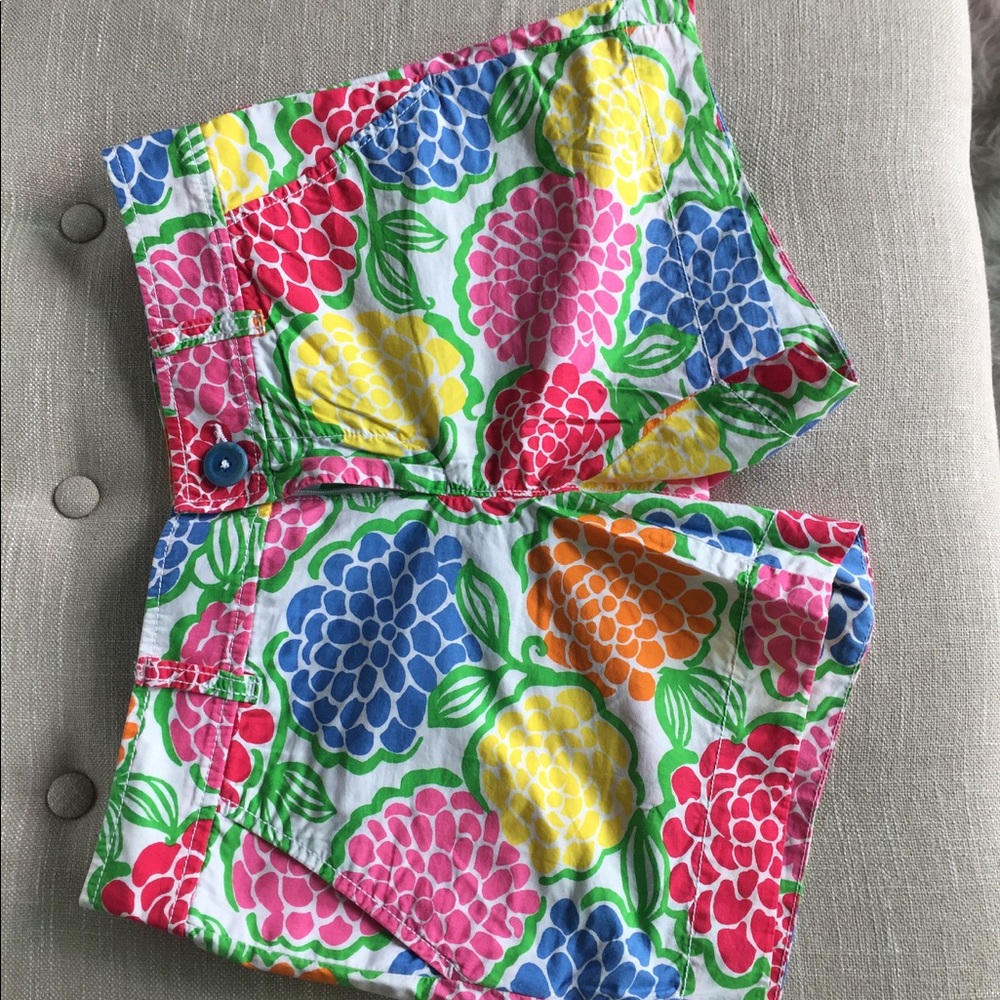 Lilly Pulitzer Callahan Minnie Zinnie Shorts 0